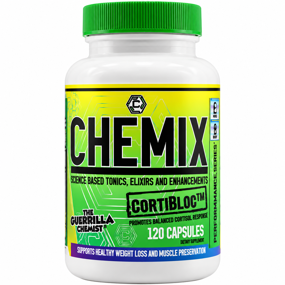 Chemix Cortibloc Dietary Supplement, 120 Capsules