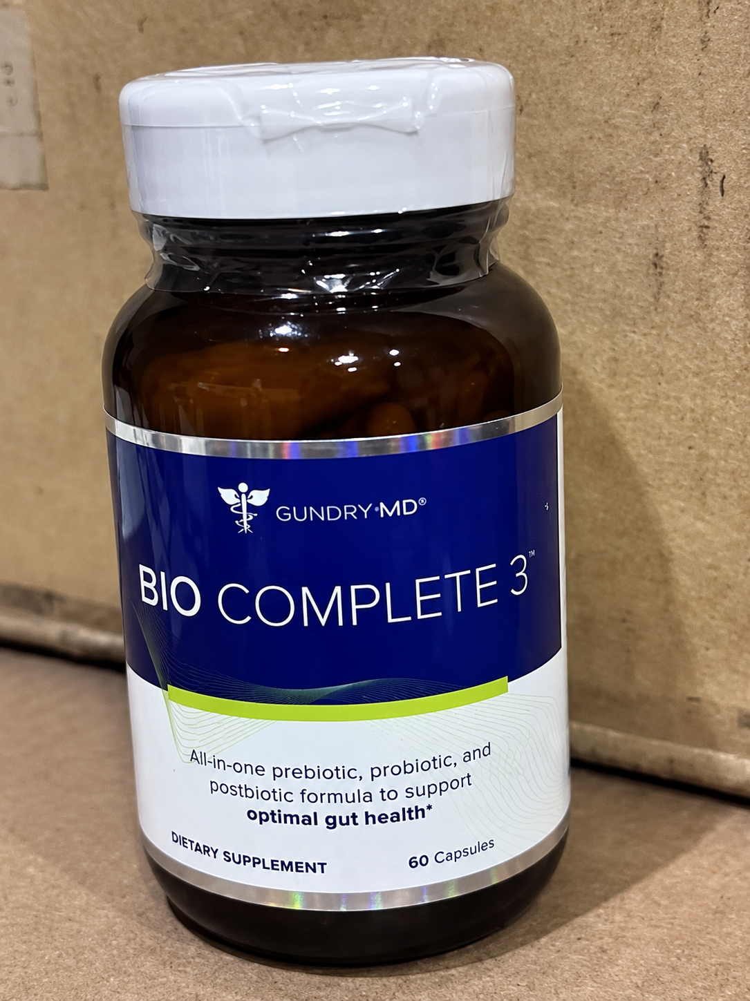 Gundry MD Bio Complete 3, 60 Capsules (Glass Bottle)