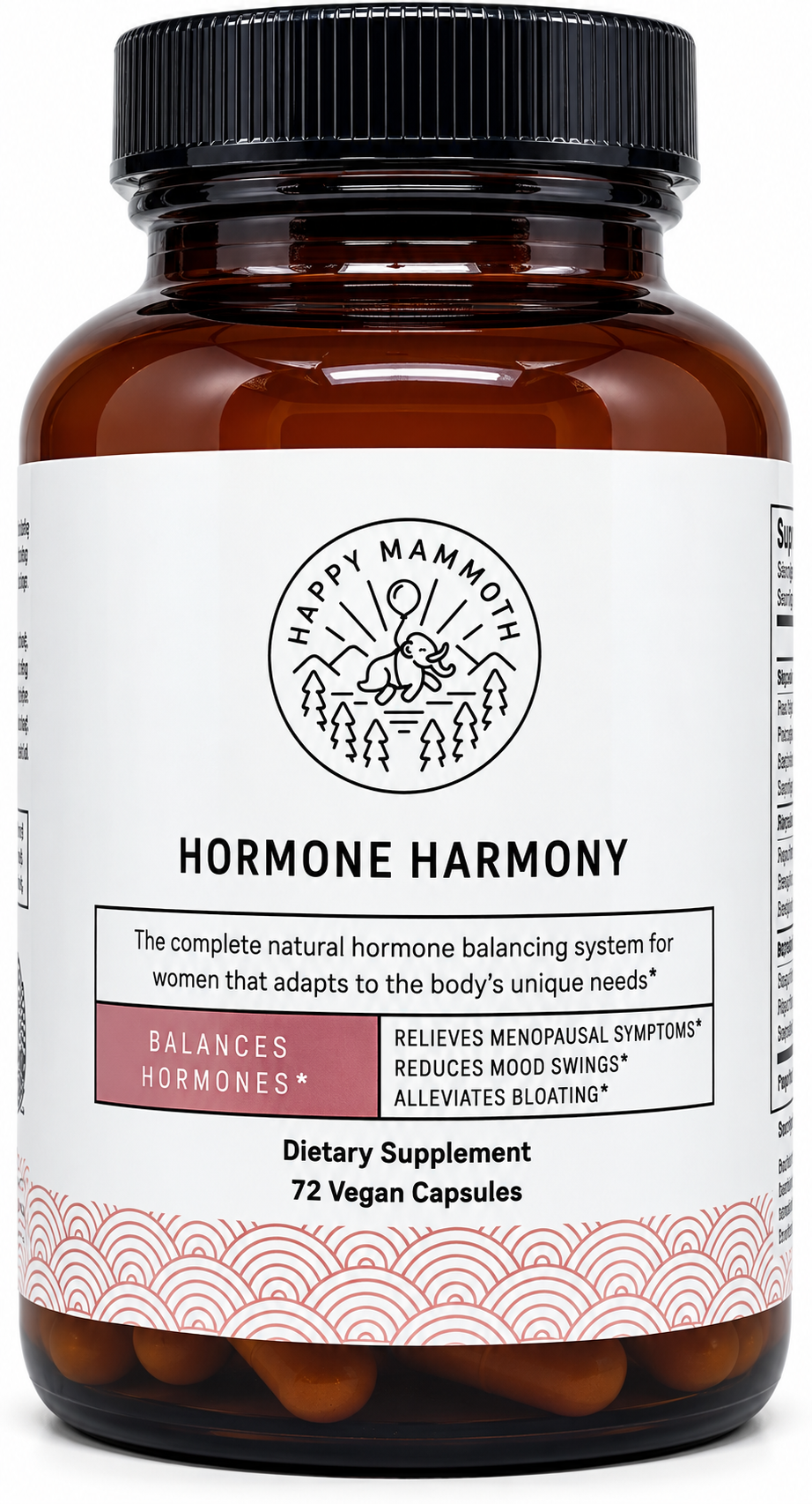 Happy Mammoth Hormone Harmony, 72 Vegan Capsules