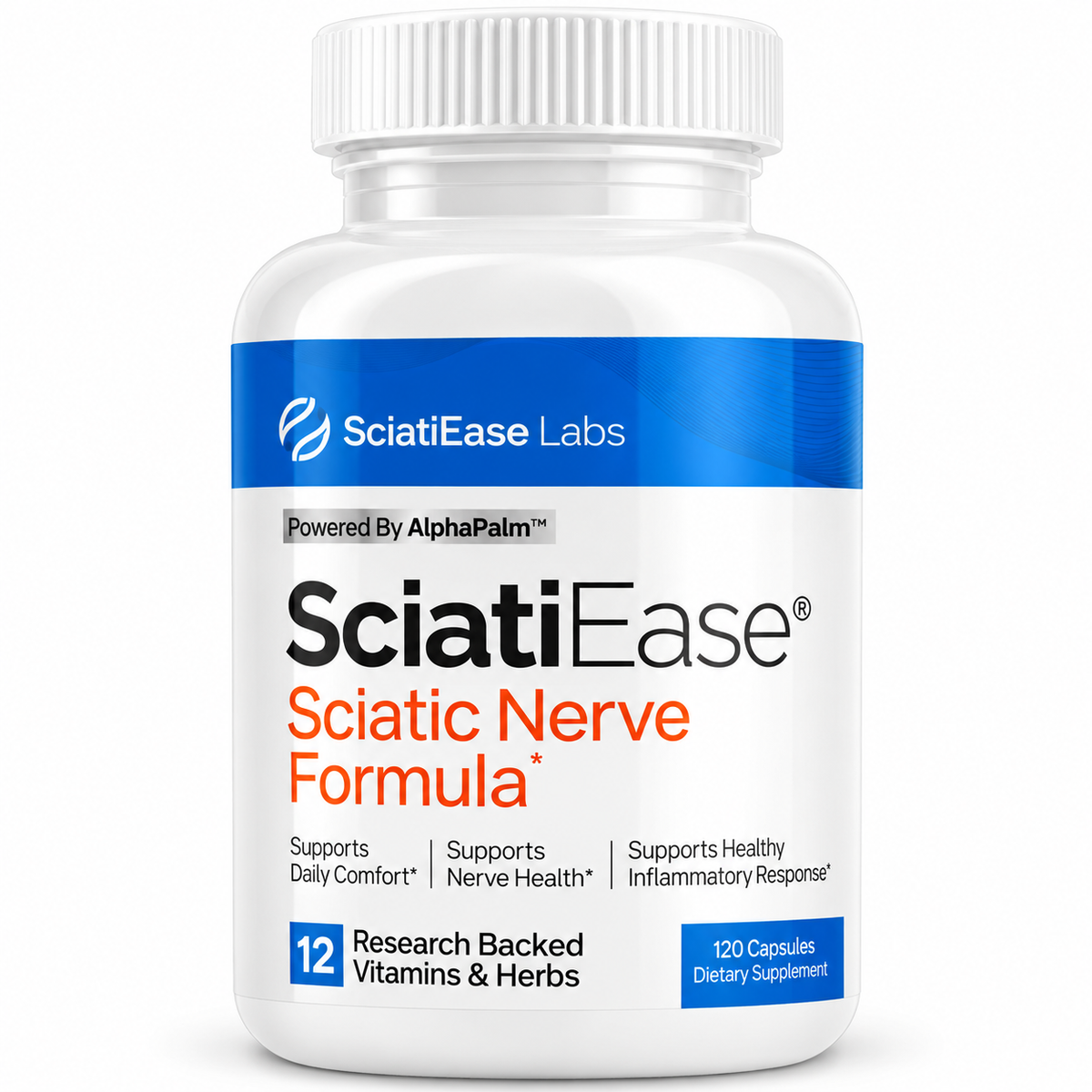 SciatiEase Sciatic Nerve Formula – 120 Capsules