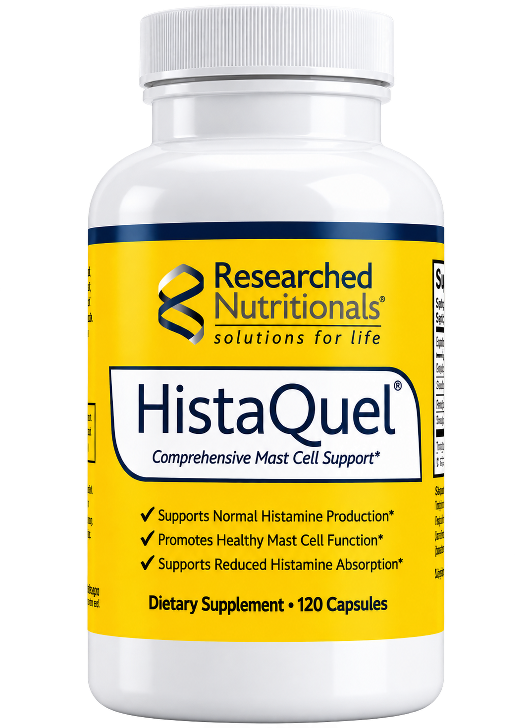Researched Nutritionals HistaQuel, 120 Capsules