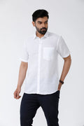Men’s Linen Short Sleeve Shirt – Lightweight & Breathable Summer Button Down