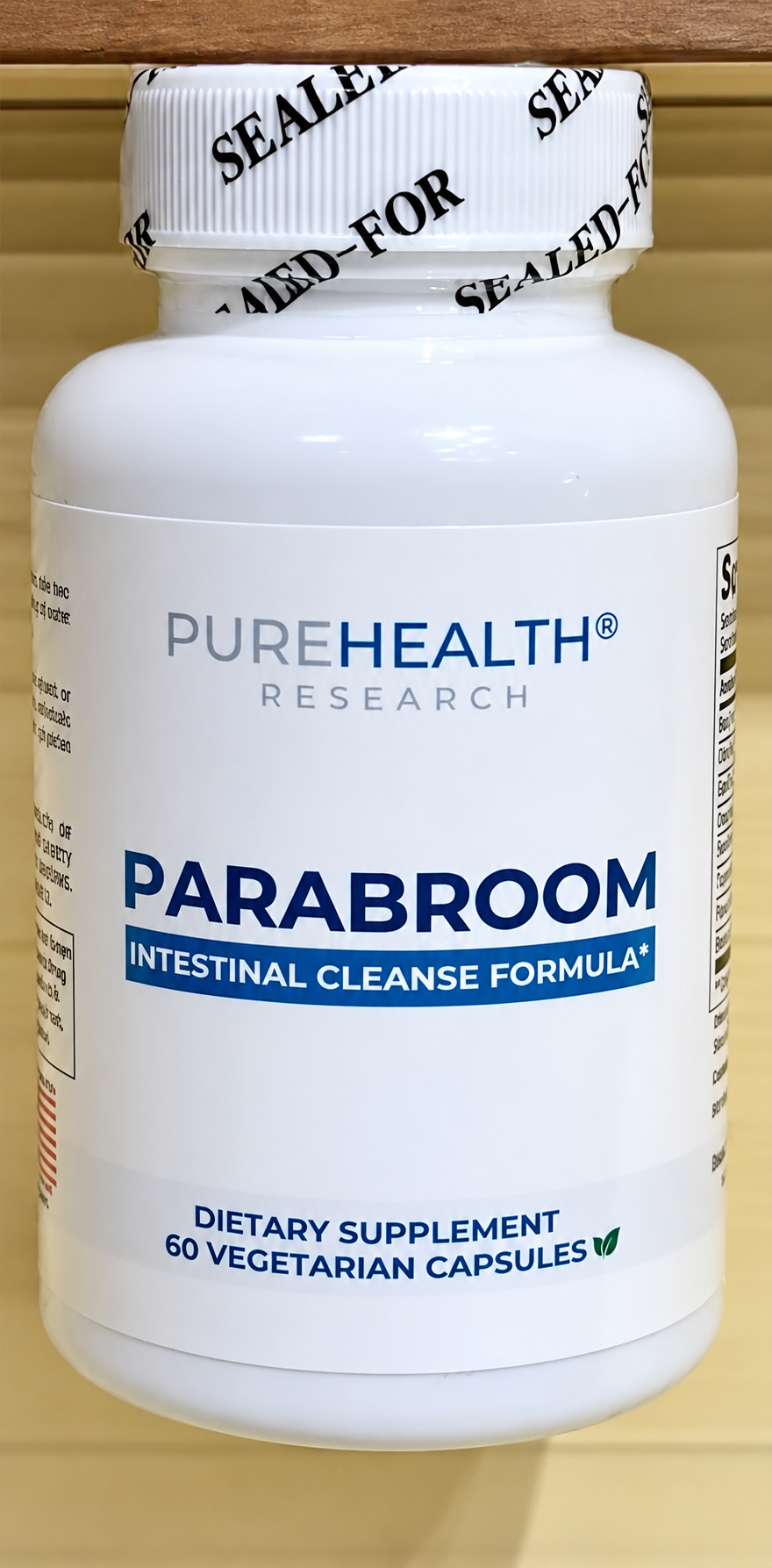 PureHealth Research ParaBroom, 60 Vegetarian Capsules