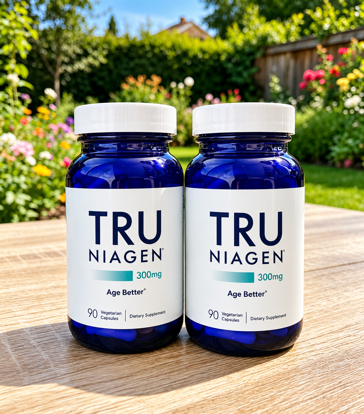 Tru Niagen 300 mg, 90 Vegetarian Capsules – 2 Bottles