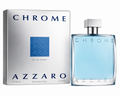 Azzaro Chrome Eau de Toilette bottle and packaging on a white background