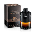 Azzaro The Most Wanted perfume bottle and packaging on a white background