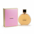 Chanel Chance perfume bottle and packaging on a white background