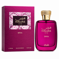 Hawas Diva perfume bottle and packaging on a white background