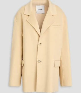 Nanushka Wool & Cashmere‑Blend Blazer