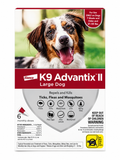 K9 Advantix II Flea and Tick Control Treatment for Extra Large Dogs, 6 Doses
