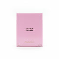 Chanel Chance perfume box on a gray surface