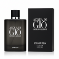 Acqua di Giò Giorgio Armani perfume bottle and packaging on a neutral background