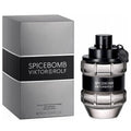 Viktor & Rolf Spicebomb perfume bottle and packaging on a white background