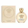 Versace Eros pour Femme perfume bottle and packaging on a white background