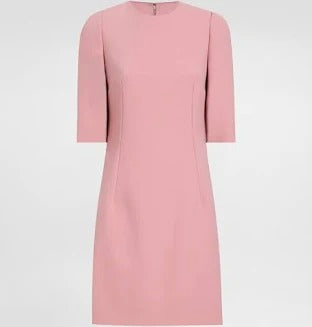 Dolce & Gabbana Wool Crepe Midi Dress